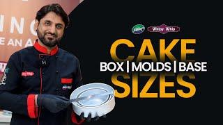 Cake Box Molds & Base Sizes  Chef Naeem  Top Tips  Milkyz Food