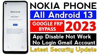 All Nokia Phone Android 13 frp bypass without pc  Fixed screen lock update.