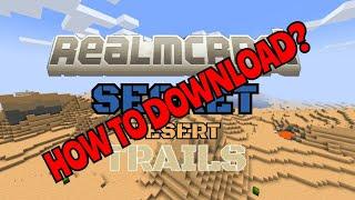 Realmcraft Secret Desert Trails How to download? - Realmcraft Secret Trails Link in description