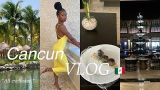 CANCUNMEXIO VLOG Luxury Hotel  Infinity Pool + All Exclusive Trip  #travelvlog #travel