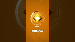 Gold 3 to plat 1 In ranked fortnite road to unreal