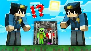 How Mikey and JJ Became TINY and ESCAPE from TINY PRISON ? - Minecraft Maizen