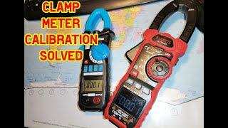 Clamp meter DC calibration error solved
