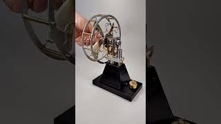 Vintage 4 Blades Heat Powered Stove Table Fan Stirling Engine   Stirlingkit