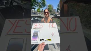 Millionaire Giving away free iPhone 15 to stranger part 68 #shorts