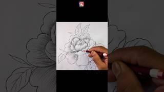 How to draw flowers easy pencil drawing #shorts #youtubeshorts #viral #flowerdrawing #pencildrawing