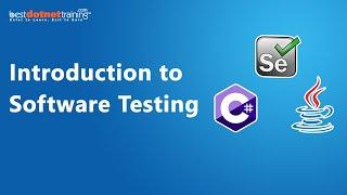 Introduction to Software Testing  Manual Automation Testing  Selenium  API Testing