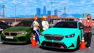 ОПЕРСКАЯ ЕЗДА В GTA 5 - ГОНКА M5 CS ПРОТИВ BMW M5 G90 СРАВНЕНИЕ СТАРОЙ И НОВОЙ БМВ М5 ВОТЕР