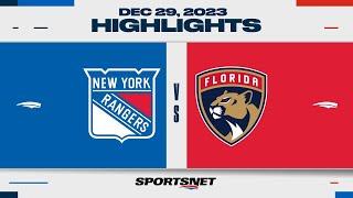 NHL Highlights  Rangers vs. Panthers - December 29 2023