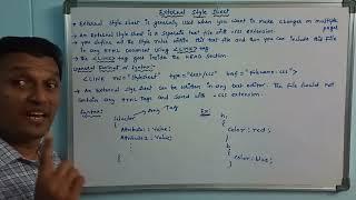 External Style Sheet in HTML  Cascading Style Sheet PART-3  CSS Tutorial  CLASS-22  Telugu