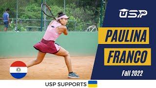 Paulina Franco Martinessi - Tennis Recruiting Video - Fall 2022