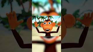 Police Officer Chasing Monkey  Cartoon for Children  Dolly and Friends 3D