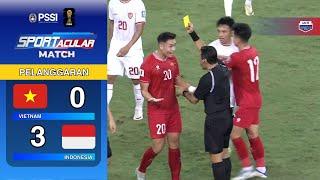 BANJIR KARTU KUNING MOMEN PELANGGARAN INDONESIA VS VIETNAM KUALIFIKASI PIALA DUNIA 2025 LEG 2