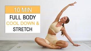 10 Min Full Body Stretching After Every Workout  Cool Down for Flexibility + Relaxation  No Repeat