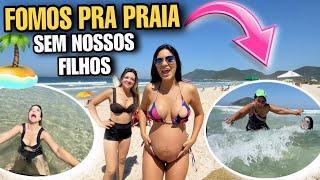 MERGULHEI NO MAR GRÁVIDA PELA PRIMEIRA VEZ *OLHA ISSO* ️