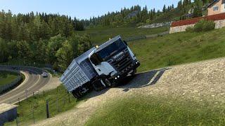 Euro Truck Simulator 2 g420 ile virajlı yollar...