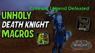 Unholy DK PvP Macros SAVE YOURSELF KEYBINDS - 10.1.5 Dragonflight