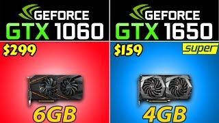 GTX 1060 vs. GTX 1650 Super  1080p Gaming Benchmarks