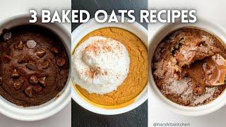 5 Baked Oats Recipes  i tried the BEST baked oatmeal recipes - Low Calorie Desserts for Breakfast