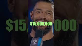 3 Richest WWE Wrestlers of 2022  #short