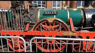 Dampflokomotive Adler Nachbau 1935 im Dampflokwerk Meiningen