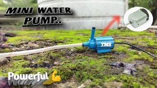 How To Make mini Water Pump at Home Using DC Motor 3v to 9v...