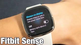Fitbit Sense How to Turn Always-On Display ON or OFF