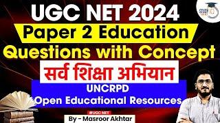 UGC NET December 2024  UGC NET Paper 2  Education  Concept with Questions  Sarva Shiksha Abhiya