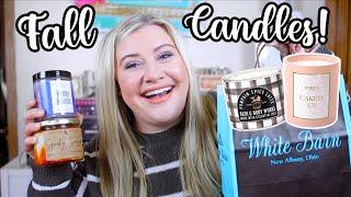 FALL CANDLE HAUL - TRYING OUT SOME NEW BRANDS + BATH & BODY WORKS FALL BAKERY CANDLES