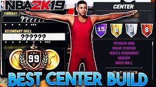 NBA 2K19 BEST CENTER BUILD Best Big Man Build for Rebounding Best Glass Cleaner Build