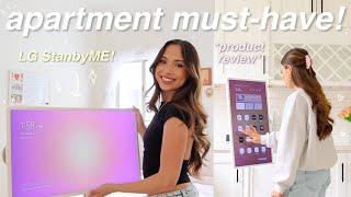 An Apartment Must-Have the LG StanbyME ⭐️ *Movable Screen Product Review*