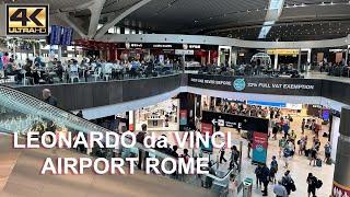 Walking Tour of Leonardo da Vinci Airport  Rome Fiumicino Airport