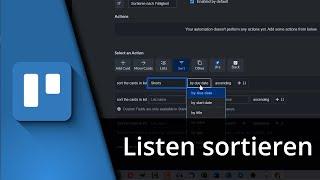 Trello Karten nach Fälligkeit sortieren  Trello Liste sortieren  Tutorial