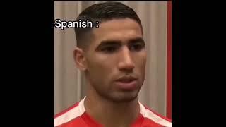 Hakimi can speak every language