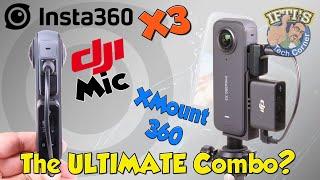 XMount 360 - The Perfect Mounting Solution for Insta360 X3 + DJI Mic