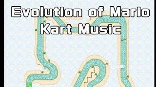 Evolution of Mario Kart Music - Sky Garden MKSC - MK8