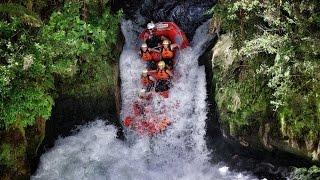 Worlds Highest Commercially Rafted Waterfall - Play On in New Zealand in 4K  DEVINSUPERTRAMP