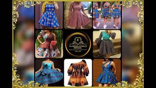 Short Ankarakitenge dresses