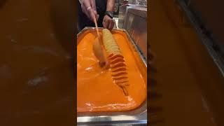 Mumbai Biggest Potato Spiral  Indian Street Food  #shorts #shortvideo #youtubeshorts