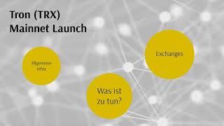 Tron TRX Mainnet Launch - Was du beim Umwandeln der TRX-Coins beachten musst ‼‼