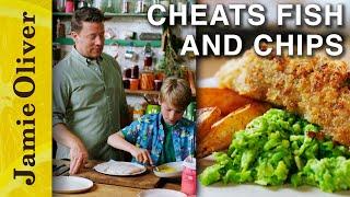 Cheats Fish and Chips  Jamie Keep Cooking Family Favourites