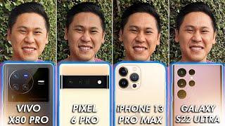 Loser? Galaxy S22 Ultra vs Pixel 6 Pro vs iPhone 13 Pro Max vs Vivo X80 Pro Camera Test Comparison