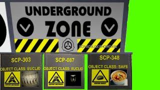 SCP FUTURISTIC UNDERGROUND ZONE ALL SCPS