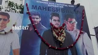 Mahesh Babu Fans Celebrate Spyder release in Chennai  nba 24x7