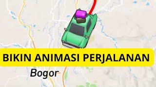 Cara buat animasi perjalanan