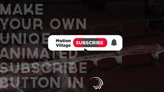 How to make animated subscribe button for YouTubeAlight Motion Tutorial