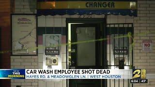 Car wash employee shot dead police say