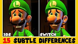 15 Subtle Differences between Luigis Mansion 2 HD and the original