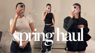 SPRING CLOTHING HAUL basic staples ive been wearing and styling for this season  Colleen Ho