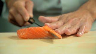 Intro version An ultimate guide for how to slice salmon for sushi